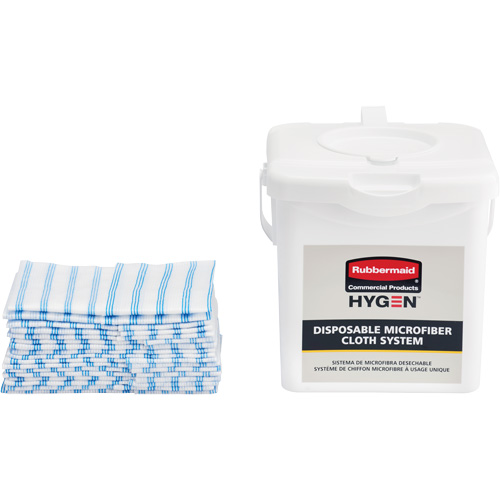 Microfibre Cloth Charging Bucket, White Oxymax Inc