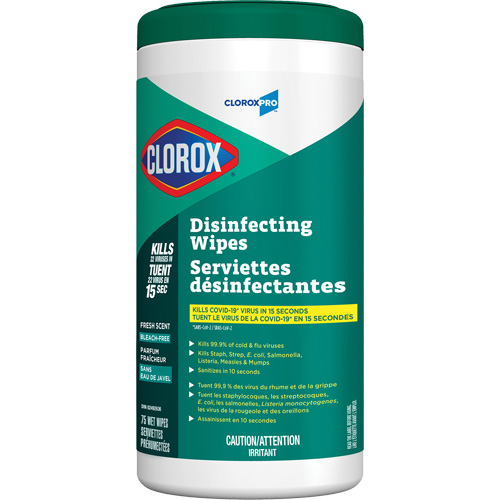 Lingettes d&eacute;sinfectantes, 75 lingettes Oxymax Inc