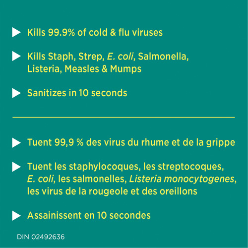 Lingettes d&eacute;sinfectantes, 75 lingettes Oxymax Inc