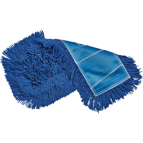 Vadrouille &agrave; &eacute;pousseter &eacute;conomique, Style &agrave; enfiler, Fil, 36" lo x 5" la Oxymax Inc