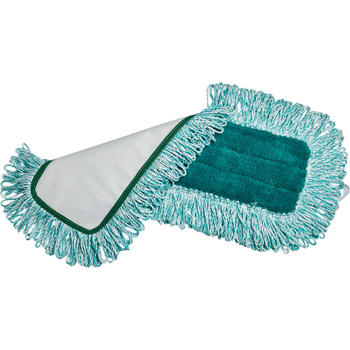 Tampon sec &agrave; frange, Style Boucles et crochets, Microfibre/Polyester, 36" lo x 5-3/4" la Oxymax Inc