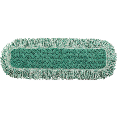 Hygen Fringed Dust Pad, Hook and Loop Style, Microfibre, 27-1/2" L x 9" W Oxymax Inc