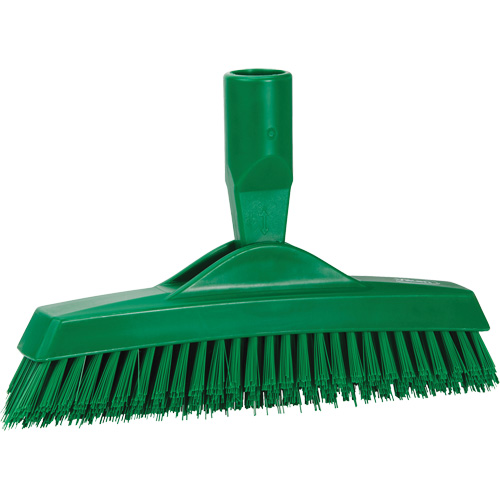 Grout Brush, Stiff Bristles, 9-1/4" Long, Green Oxymax Inc