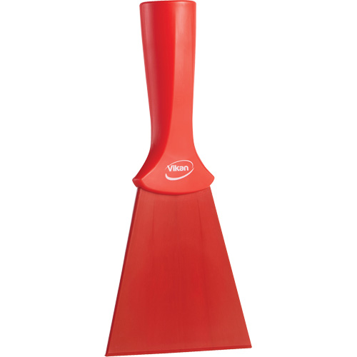 Nylon Scraper with Threaded Handle, Red, 4" W x 8" L Oxymax Inc