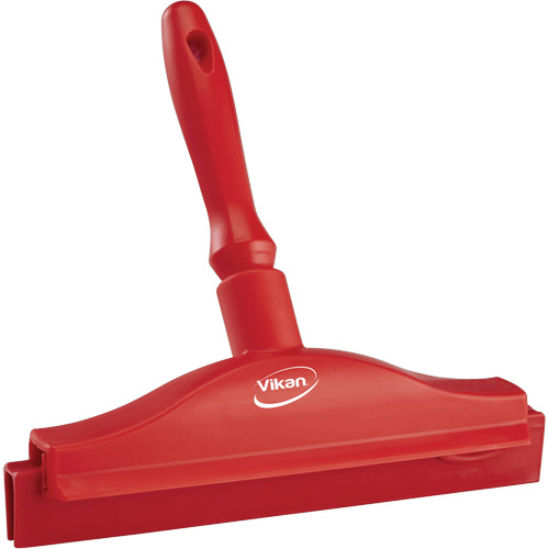 Double Blade Ultra Hygiene Squeegee, 10", Red Oxymax Inc
