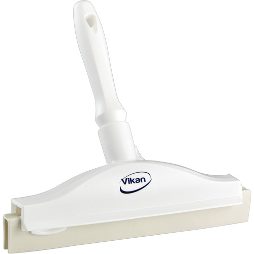 Double Blade Ultra Hygiene Squeegee, 10", White Oxymax Inc