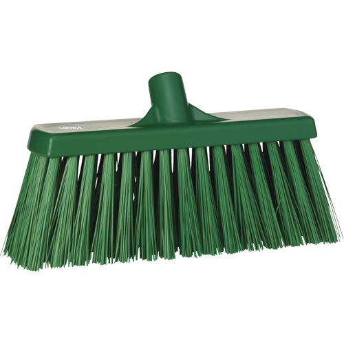 Balai-brosse robuste, Crins Ferme, 13", Polyester, Vert Oxymax Inc