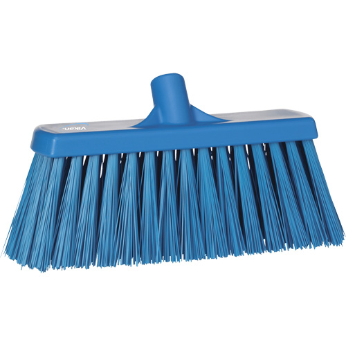 Balai-brosse robuste, Crins Ferme, 13", Polyester, Bleu Oxymax Inc