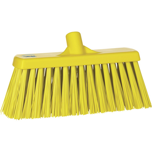 Balai-brosse robuste, Crins Ferme, 13", Polyester, Jaune Oxymax Inc