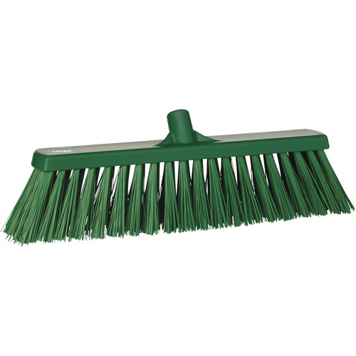Balai-brosse robuste, Crins Ferme, 20", Polyester, Vert Oxymax Inc