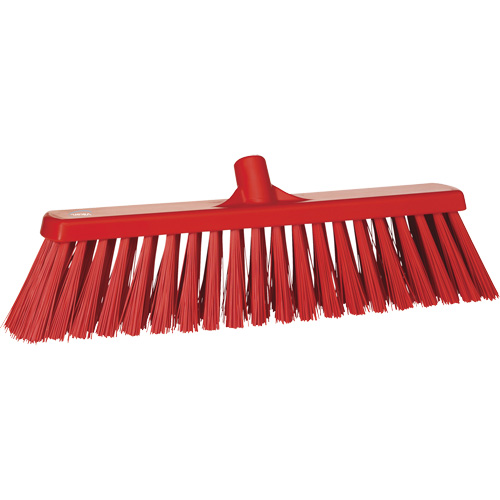Balai-brosse robuste, Crins Ferme, 20", Polyester, Rouge Oxymax Inc