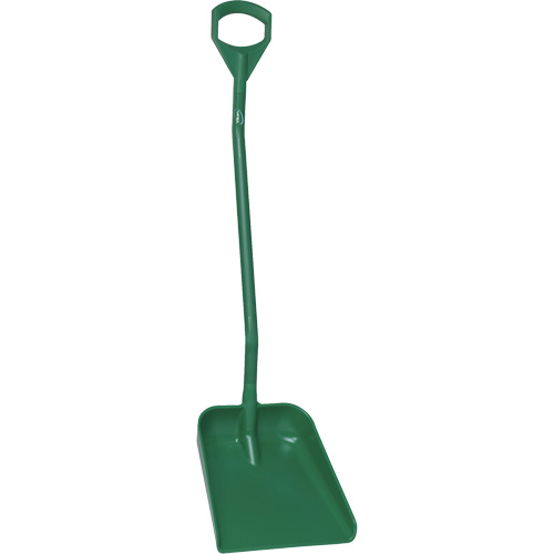Pelle ergonomique &agrave; grande lame, Longueur de 51", Plastique, Vert Oxymax Inc