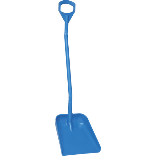 Pelle ergonomique &agrave; grande lame, Longueur de 51", Plastique, Bleu Oxymax Inc