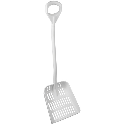 Pelle ergonomique ajour&eacute;e, Longueur de 45", Plastique, Blanc Oxymax Inc