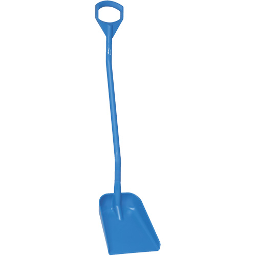 Pelle ergonomique &agrave; petite lame, Longueur de 50", Plastique, Bleu Oxymax Inc