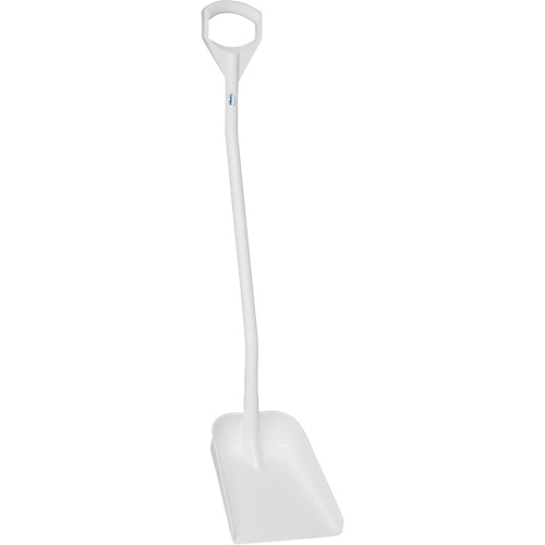 Pelle ergonomique &agrave; lame r&eacute;duite, Longueur de 50", Plastique, Blanc Oxymax Inc