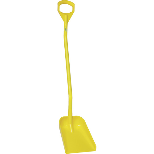 Ergonomic Small Blade Shovel, 50" Length, Plastic, Yellow Oxymax Inc