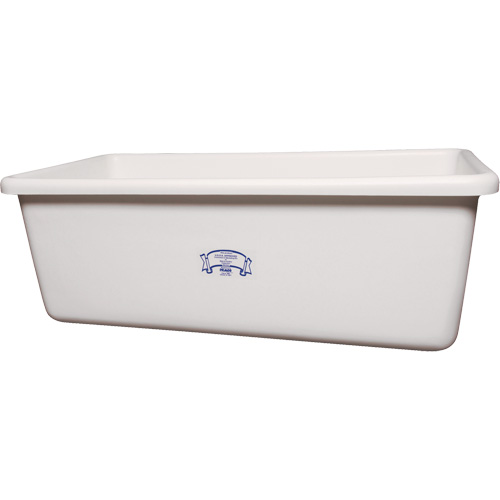 Bac de rangement et transport, Plastique, Blanc Oxymax Inc