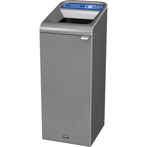 Configure Paper Waste Container, Bulk/Curbside/Deskside, Steel, 15 US gal. Oxymax Inc
