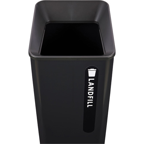 Bac d'ordures destin&eacute;s &agrave; l'enfouissement Sustain, Plastique/Acier, 23 gal. US Oxymax Inc