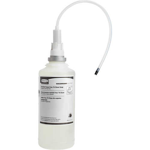 Recharge de savon mousse sans parfum ni colorant pour les mains OneShot, Mousse, 1600 ml, Sans parfum Oxymax Inc
