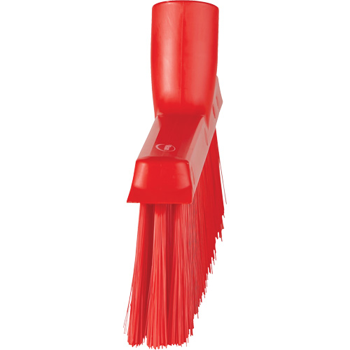 Balai biseaut&eacute; avec pas de vis inclin&eacute;, Crins Moyen, 10", Polyester, Rouge Oxymax Inc