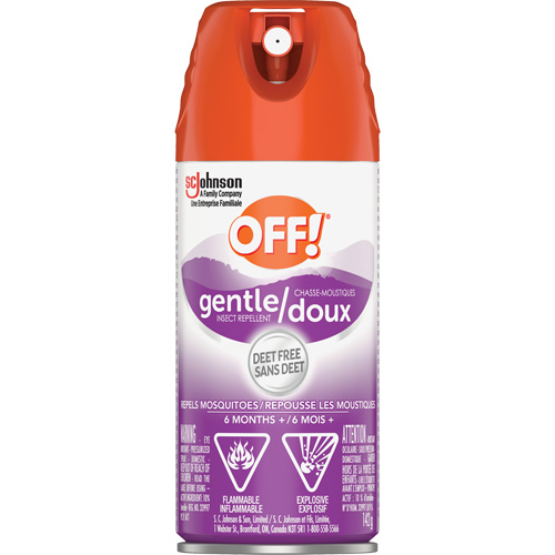 R&eacute;pulsif &agrave; insectes doux Off!, Sans DEET, A&eacute;rosol, 142 g Oxymax Inc