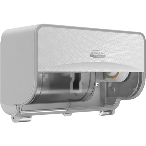 Distributeur de papier hygi&eacute;nique horizontal en rouleaux standards Icon, Multiple Capacit&eacute; du rouleau Oxymax Inc
