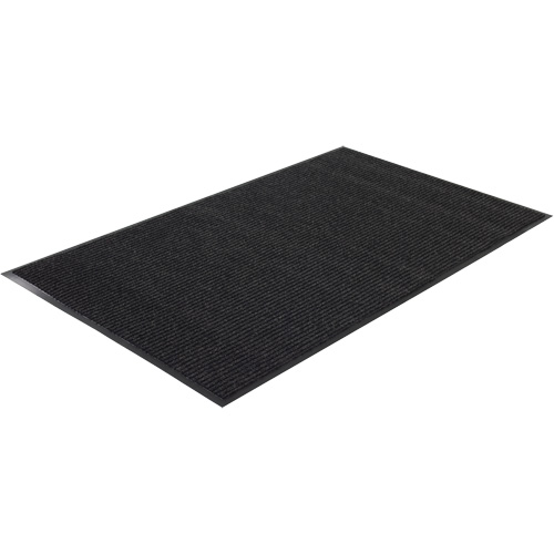 Twin Rib Matting, Wiper/Scraper, 2' x 3' x 1/4", Charcoal Oxymax Inc