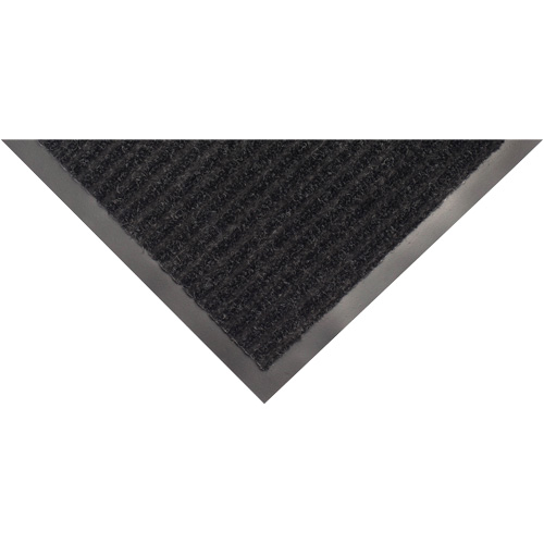 Twin Rib Matting, Wiper/Scraper, 2' x 3' x 1/4", Charcoal Oxymax Inc