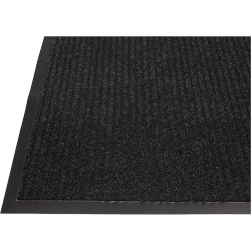 Twin Rib Matting, Wiper/Scraper, 2' x 3' x 1/4", Charcoal Oxymax Inc