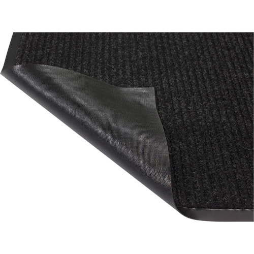 Twin Rib Matting, Wiper/Scraper, 2' x 3' x 1/4", Charcoal Oxymax Inc