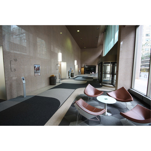 Supreme Knob Entrance Matting, Wiper/Scraper, 13-5/12' x 75-1/2' x 7/16", Charcoal Oxymax Inc