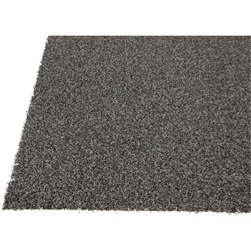 Tapis dint&eacute;rieur/ext&eacute;rieur Tundra, Latex/Polypropyl&egrave;ne, Grattoir Type, Motif Velours touffet&eacute;, 3-1/2' x 20', Gris Oxymax Inc