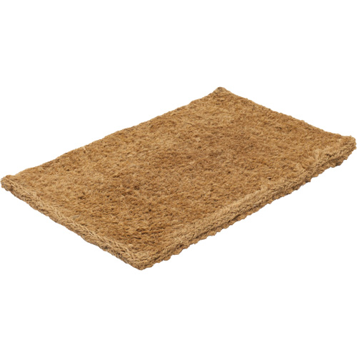 Indoor/Outdoor Coco Mat, Scraper, 2' x 3-1/4' x 1-3/8", Natural Oxymax Inc