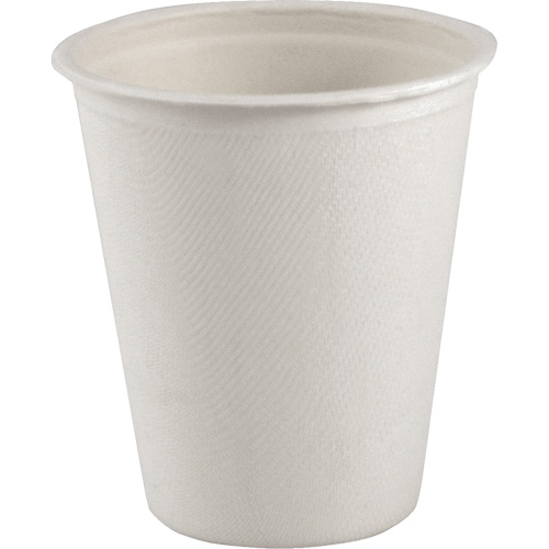 Single Wall Compostable Hot Drink Cup, Paper, 8 oz., White Oxymax Inc