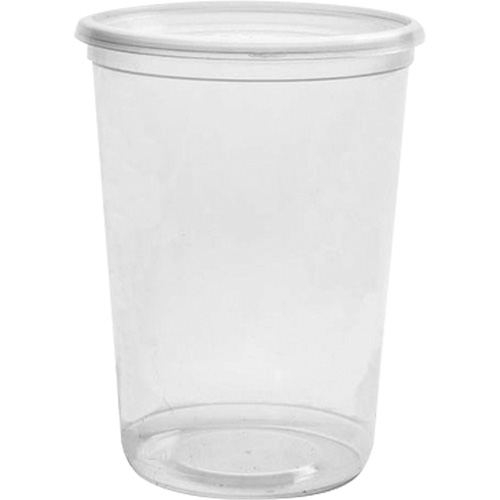 Contenant &agrave; charcuterie transparent sans couvercle Magik 32 oz, Plastique, Ronde Oxymax Inc