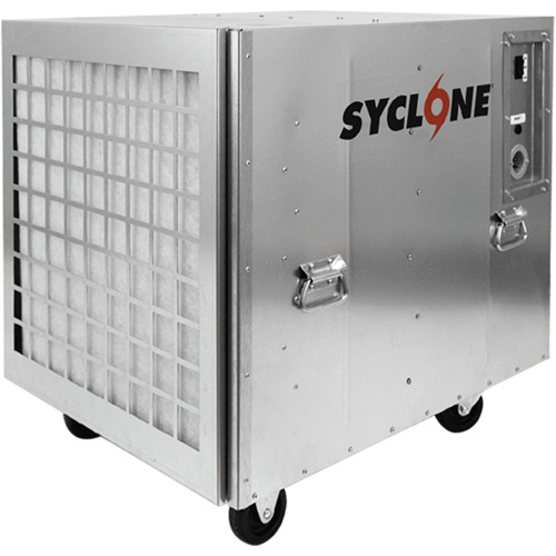 Machine &agrave; air n&eacute;gatif et &eacute;purateur dair Syclone 1950 pi. cu/min, 2 Vitesses Oxymax Inc