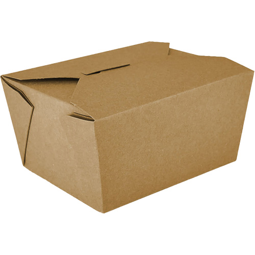 Kraft Take Out Food Containers, Corrugated, Rectangular Oxymax Inc
