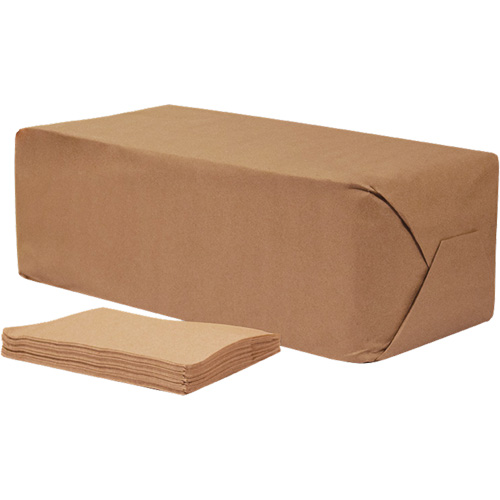 Pro Select&reg; Brown Napkins, 1 Ply, 12" x 12" Oxymax Inc