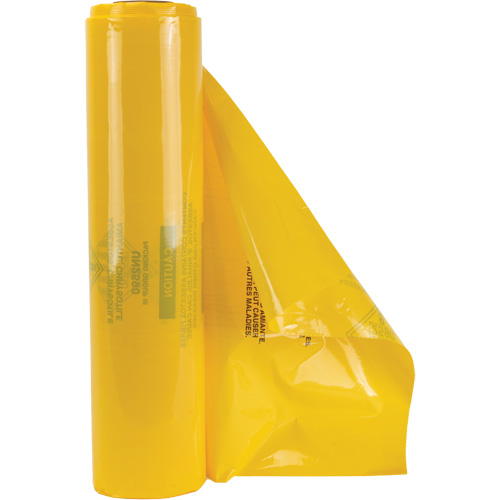 Hazardous Waste Liners, Asbestos, 40" L x 35" W, 3 mils Oxymax Inc