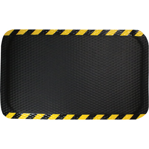 Hog Heaven Mat, Diamond, 3' x 5' x 5/8", Black/Yellow, Nitrile Oxymax Inc