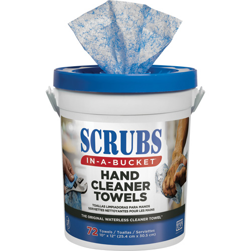 Hand Cleaner Towels, 72 Wipes, 12" x 10" Oxymax Inc
