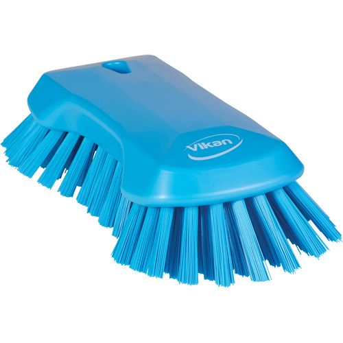 Brosse &agrave; main, Soies Tr&egrave;s ferme, Longueur de 9-1/10", Bleu Oxymax Inc