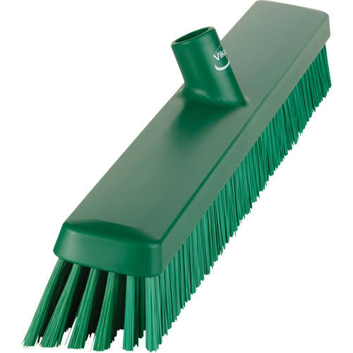 Balai-brosse robuste, Crins Fin/Ferme, 24", Vert Oxymax Inc
