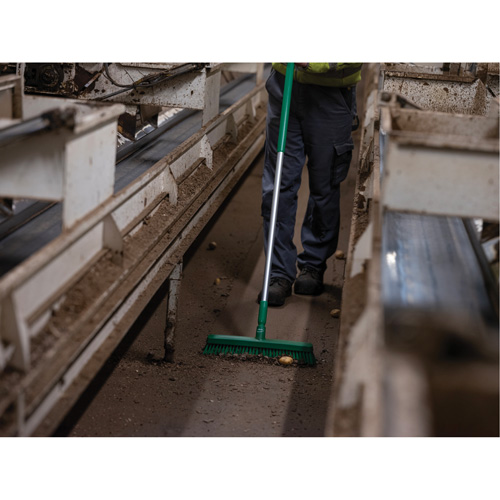 T&ecirc;te de balai-brosse, Crins Fin/Ferme, 16-1/2", Polyester/Polypropyl&egrave;ne, Vert Oxymax Inc