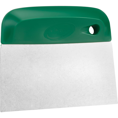 Flexible Stainless Steel Dough Cutter/Scraper, Green, 4-1/2" W x 5-3/4" L Oxymax Inc