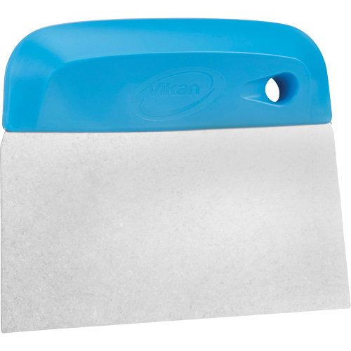 Flexible Stainless Steel Dough Cutter/Scraper, Blue, 4-1/2" W x 5-3/4" L Oxymax Inc