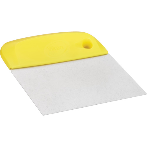 Flexible Stainless Steel Dough Cutter/Scraper, Yellow, 4-1/2" W x 5-3/4" L Oxymax Inc