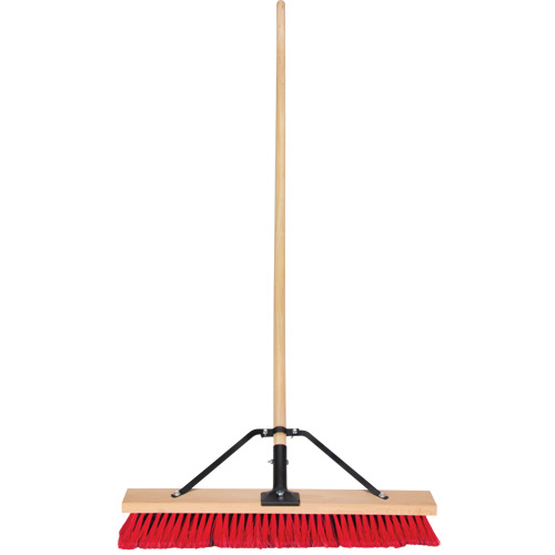 Balai-brosse &agrave; manche renforc&eacute;, 24", Moyen, Soies PVC Oxymax Inc